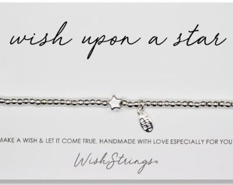 Wish Upon a Star Wish Bracelet ǀ Keepsake ǀ Gift