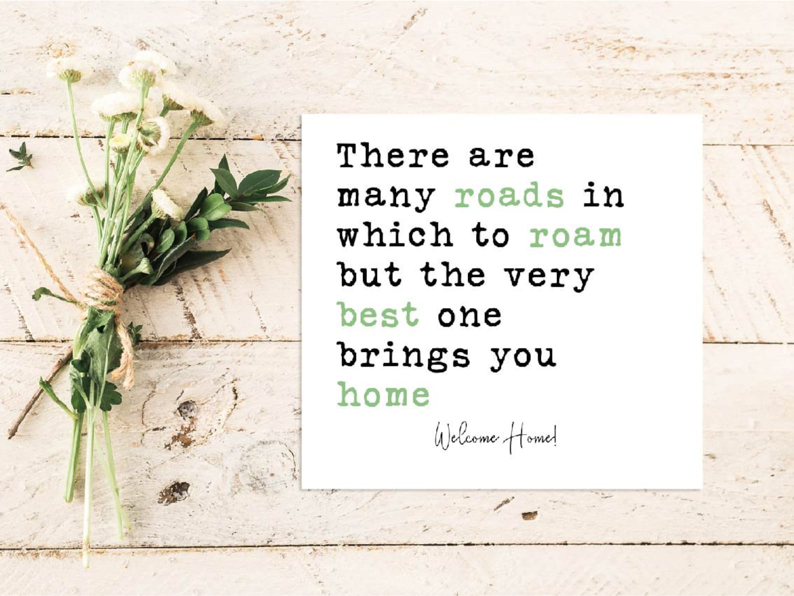 Home Quote Card Quote Greeting Card Quote Card Etsy UK