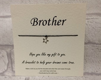 Brother Wish Bracelet ǀ Bracelet ǀ Gift