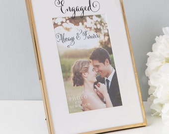 Engagement Photo Frame ǀ Photo Frame ǀ Keepsake ǀ Gift