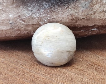 Cabochon Pierre De Lune Arc-en-ciel - Rond 20mm - Neuf