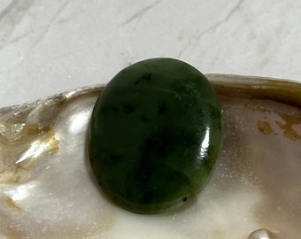 Cabochon Jade Nephrite , Lithothérapie - Pierres Naturelles