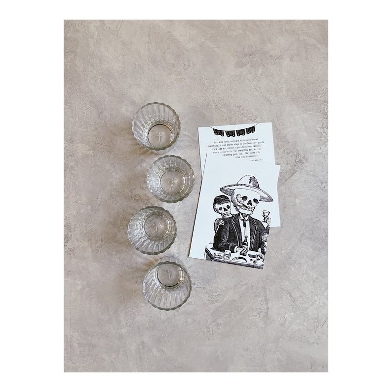 Vasos Vaso Veladora Mezcal de México (Paquete de 4) imagen 2
