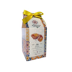 Piacere Portugal Chá Pastel de Nata (té negro con sabor a tarta de natillas) de Portugal - 50 g (20 bolsitas de té)