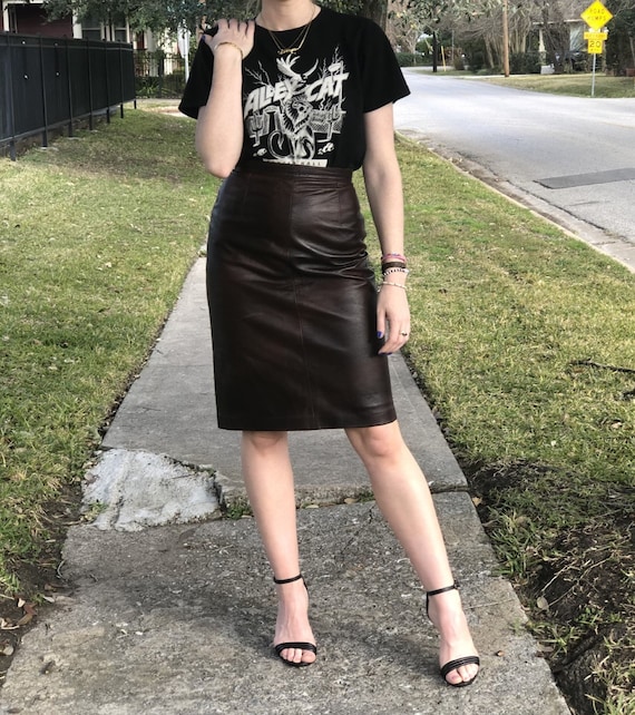 Leather Skirt