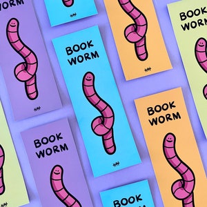Bookmark - Bookworm | Bookish gifts for kids, book lovers, him, her, bookworms and readers
