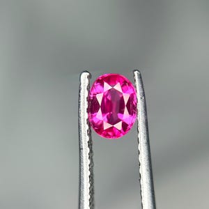 Natural Pink Spinel Gemstone , Mahenge Spinel Oval 0.79 Carats Faceted Gemstone, Spinel