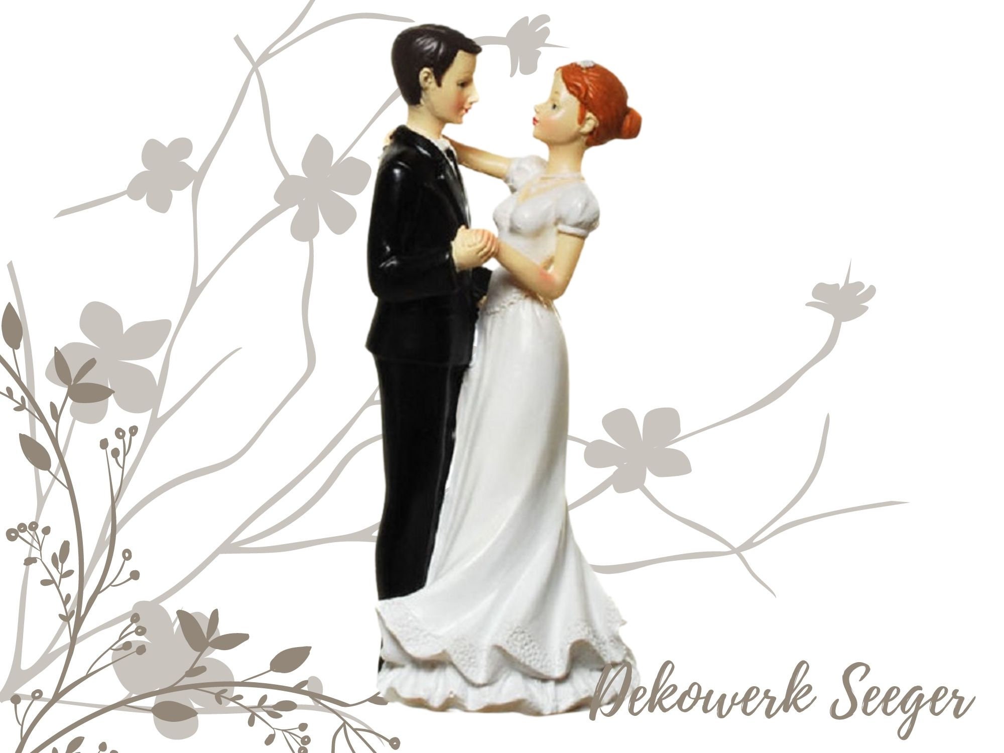 Hochzeitspaar Figur 9cm | Tischdeko & Tortendeko Für Die Hochzeit Aus Polyresin