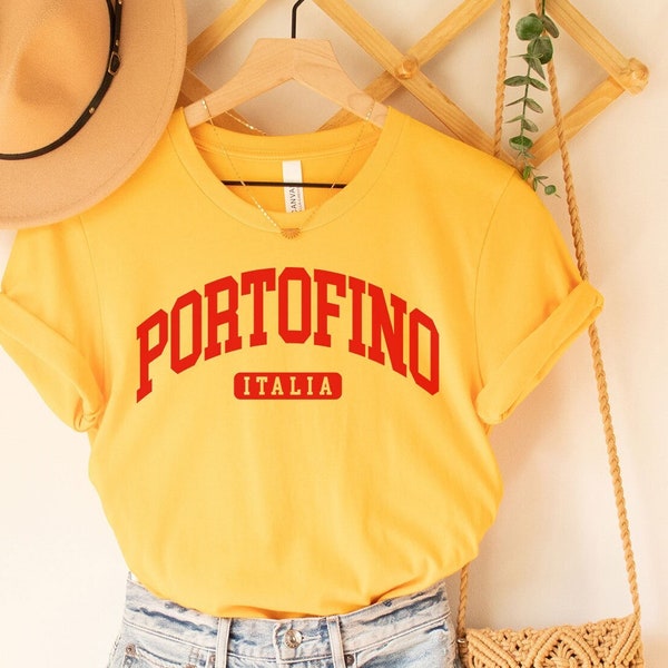 Portofino Tee,Portofino Italy ,Portofino Shirt - Italy Shirt - Lemon Shirt - Vacation Shirt - Travel Shirt - Summer Shirt - Summer Vibes