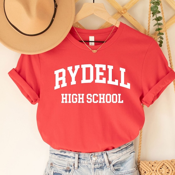 Rydell High School, Rydell High School Tee,Rydell High School shirt,funny greese, grease shirt, retro shirt, 70s 80s costume, team cute