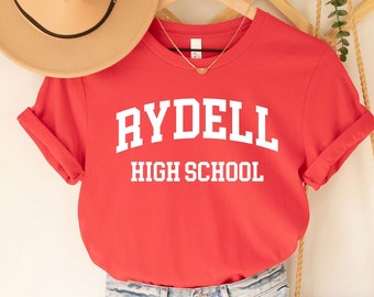 Rydell High School, Rydell High School Tee,Rydell High School shirt,funny greese, grease shirt, retro shirt, 70s 80s costume, team cute