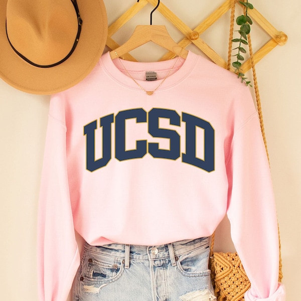 UCSD Sweatshirt,UCSD University Tee,UCSD University, University of California San Diego Sweater, University Sweatshirt, College Sweatshirt,