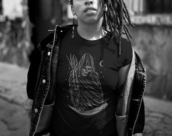 Death skull, Death moon, Death, Goth gifts, goth shirt, goth tshirt, goth clothing, gothic shirt, gothic tshirt, gothic clothing