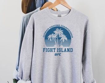 Island Sweatshirt,Fight Island MMA, Fight Island tournament, Fight Island mma merch, mma lover gift