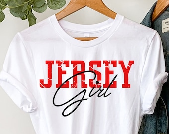 Jersey Girl Tee, Jersey Girl, Jersey Girl T-shirt, New Jersey, Home State, New Jersey Home State, NJ State Shirt, New Jersey Home, Jersey