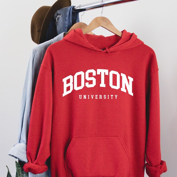 Boston Hoodie,Boston University Sweatshirt - Boston University crewneck - Boston University sweater ,Boston University ,College Sweatshirt