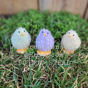Ceramic Chicks, Ceramic Easter Chicks, Easter decoration, Hand painted Easter, Clay Magic Chicks, Easter Chick Decorations, Easter Peep