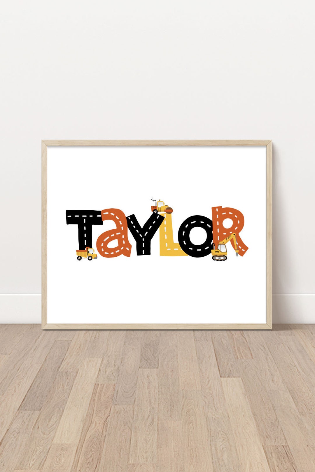 Personalized Printable Wall Art for a Childs Bedroom Nursery Etsy
