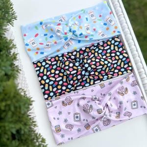 Pharmacy Tech Headband, Pharmacist Headband, Pharmacy Tech Gift, Healthcare Headband, Nurse Headband, Medical Headband, Mental Health Gift