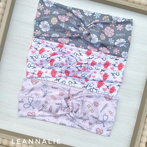 Nurse Headband, Healthcare Headband, Nurse Gift, Nursing School Graduation Gift, Medical Student Headband, RN Headband, Nursing Grad, RN