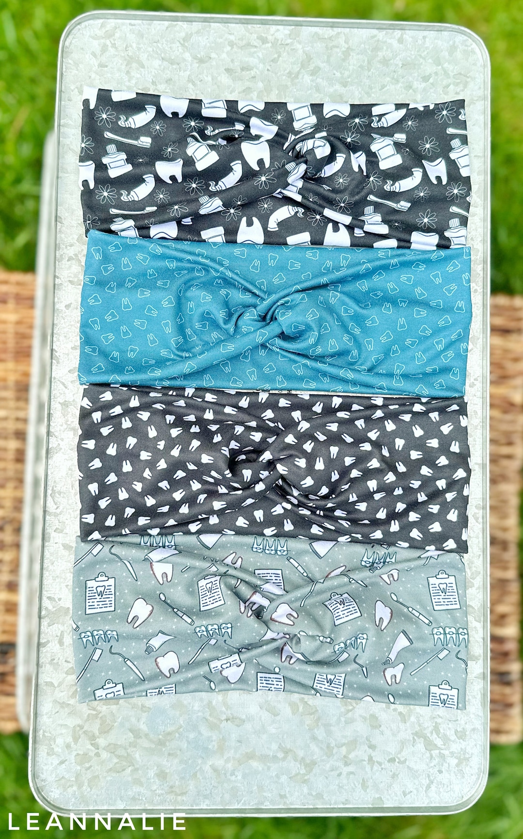 Dental Twist Headbands, Hygienist Headband, Dental Headband, RDA