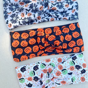 Halloween Headband, Pumpkin Headband, Ghost Headband, Fall Headband, Spooky Headband, Halloween Dental Headband, Kids Halloween Headband