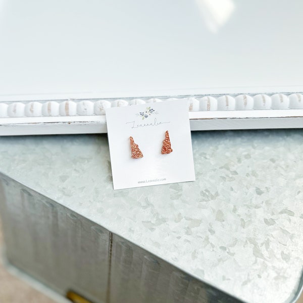 New Hampshire Stud Earrings | NH Earrings | New Hampshire Studs | NH | New Hampshire | New England Studs | Studs | New England | Voting