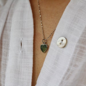 Silver Necklace with heart pendant | dainty heart necklace | Small silver heart necklace | Silver chain | Silver Heart pendant | heart charm