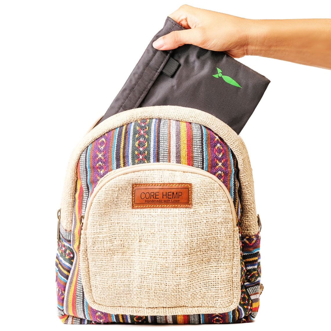 Smell Proof Bag With Hemp Mini Backpack Discreet Smoker Dog Etsy