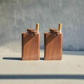 2 Pack Wood Dugout w/One Hitter & Cleaning Tool
