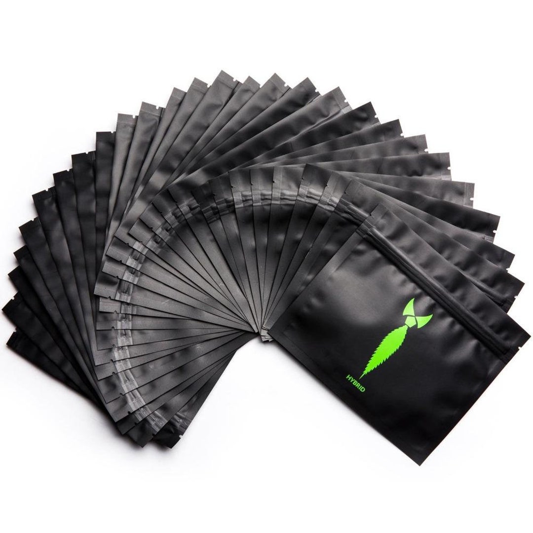 Smell Proof Bags 30 Pack Resealable Baggies With Labels and Odor