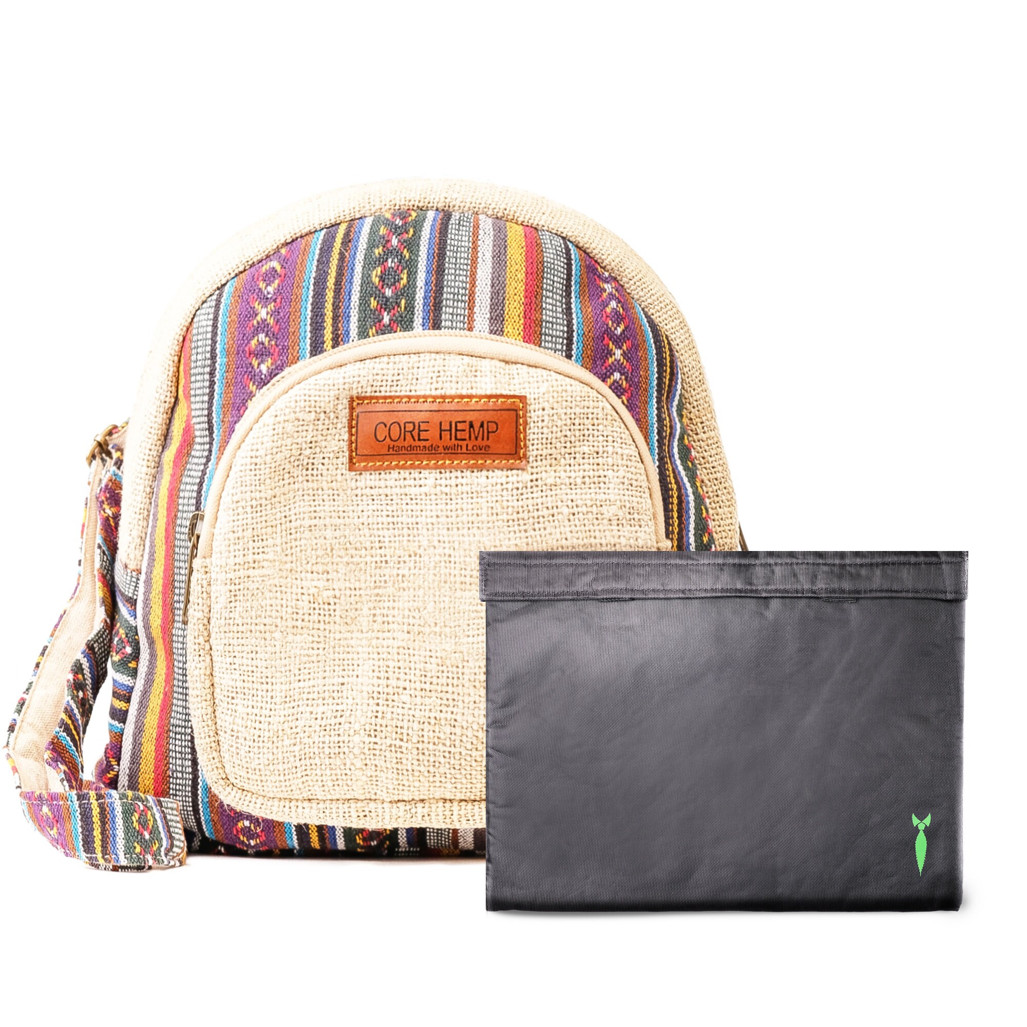 Smell Proof Bag With Hemp Mini Backpack Discreet Smoker Dog Etsy