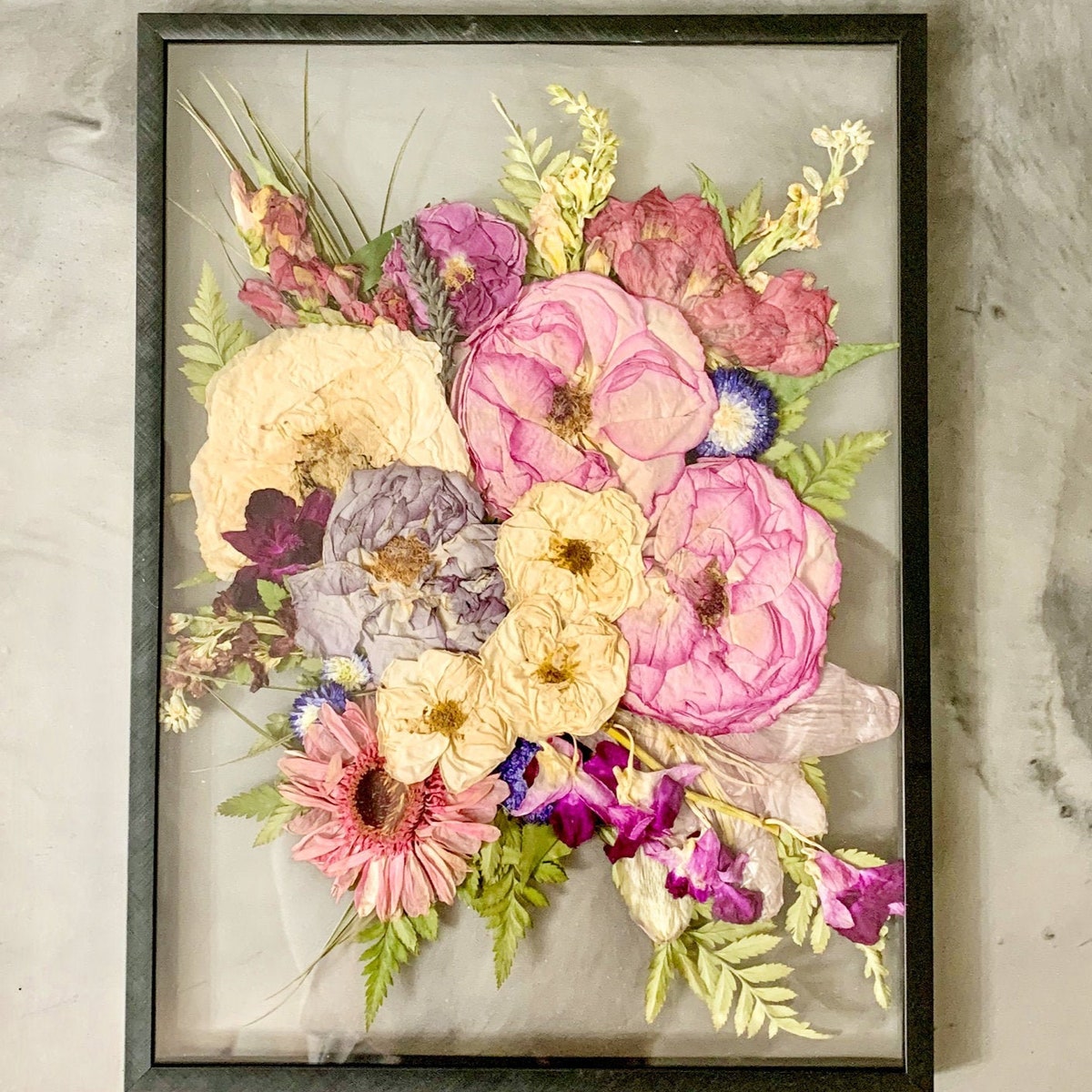 Bouquet Preservation Pressed Completely Custom - Etsy