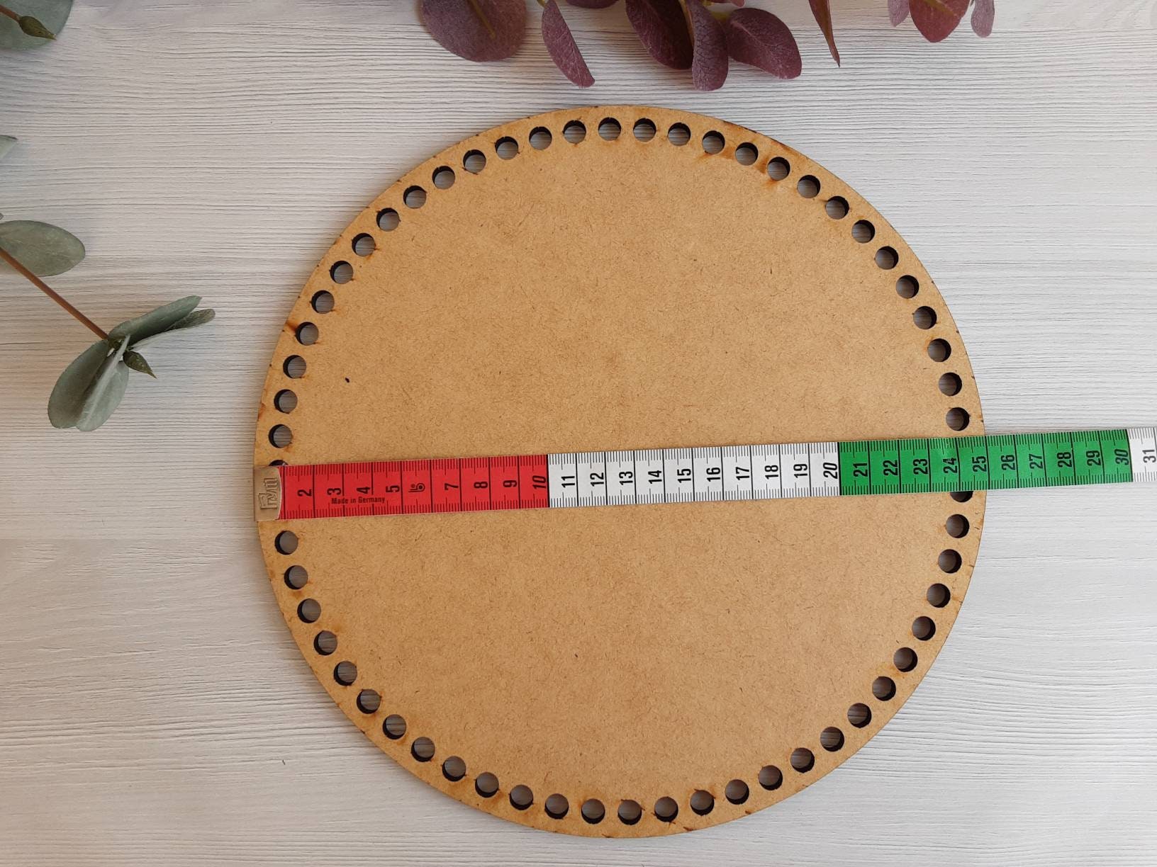 6x Häkelböden Aus Naturholz - Korbboden Für DIY Häkelkörbe & Taschen