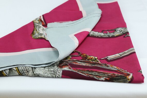 Vintage scarf from J.F Sommer collection in real … - image 3