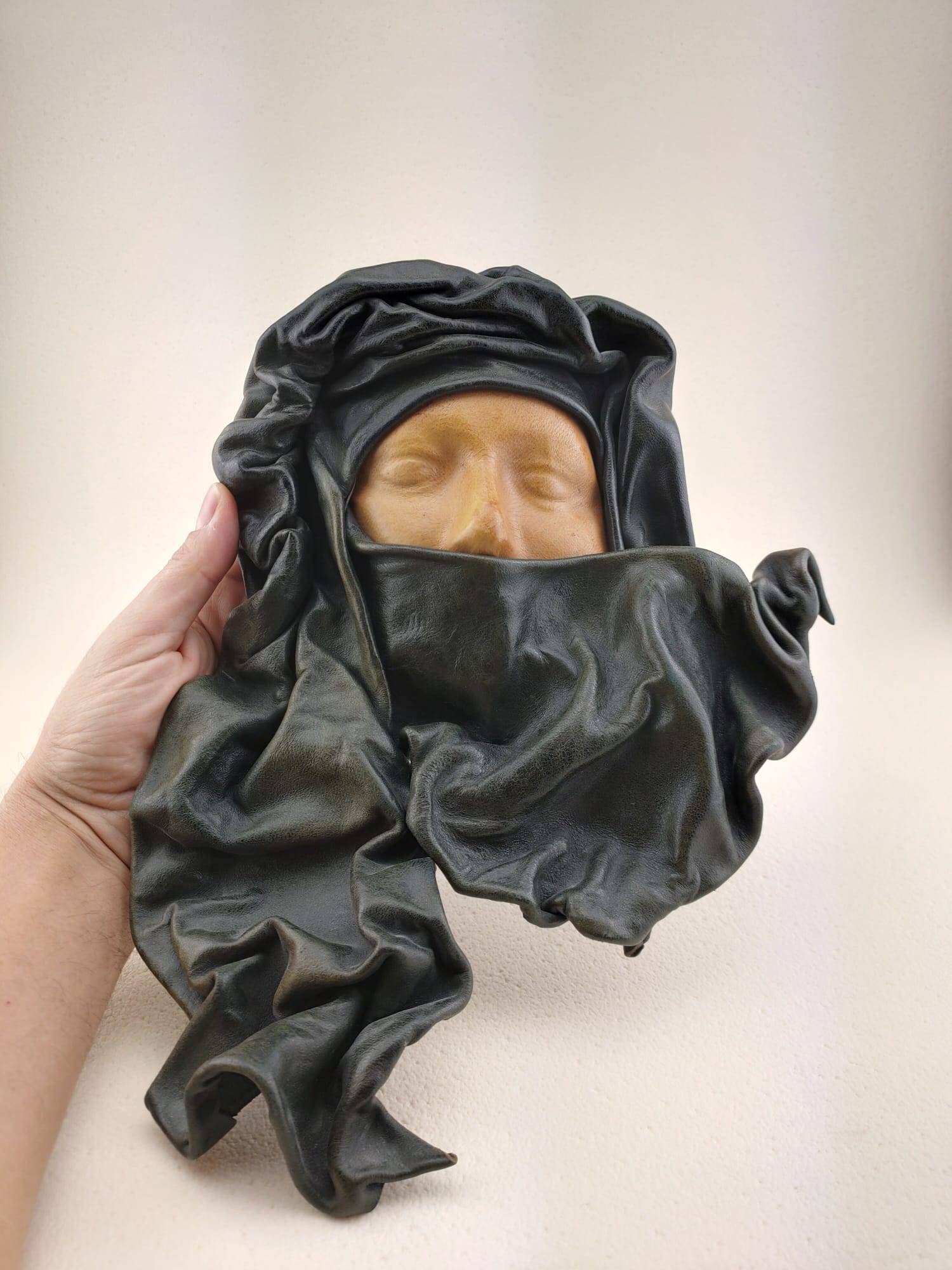 Decorative Vintage Handcrafted Tuareg Man Face Mask Handmade photo
