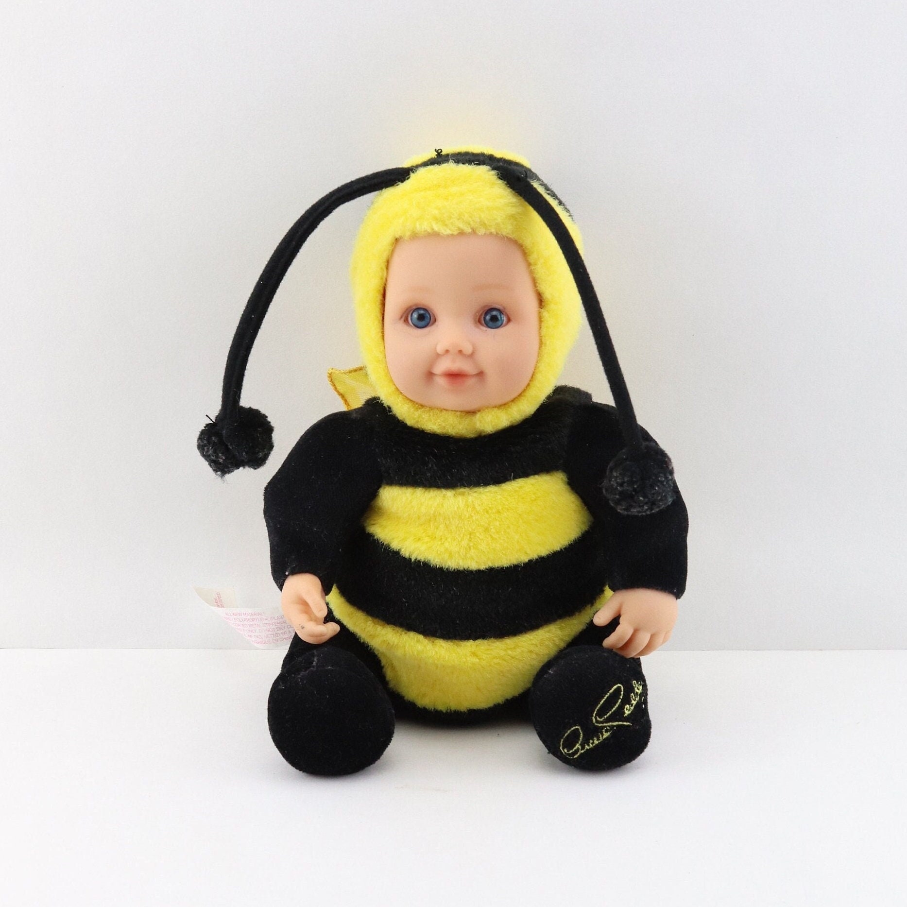 EureKaEr Abeille positive au crochet avec carte inspirante, mini poupée positive tricotée en laine, cadeau d'encouragement pour femmes et filles, décoration de fête d'anniversaire, lot de 1 EureKaEr Abeille positive au crochet avec carte inspirante, mini poupée positive tricotée en laine, cadeau d'encouragement pour femmes et filles, décoration de fête d'anniversaire, lot de 1