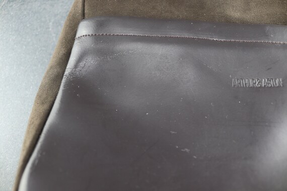 Brown vintage leather handbag for women brand ART… - image 6