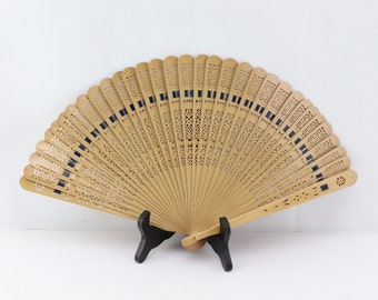 Vintage wooden fan, collector's fan inspired by "The Empress of China", gift for women, original fan, Mother's Day