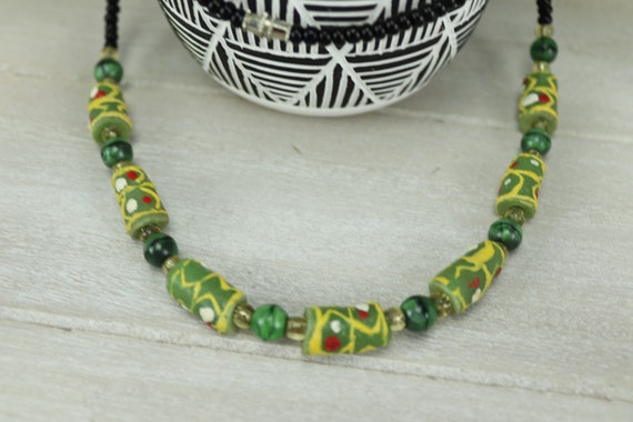 COLLIER VINTAGE CÉRAMIQUE du XXème siècle années 50 60 auteur à identifier EUR 120,00 - FR