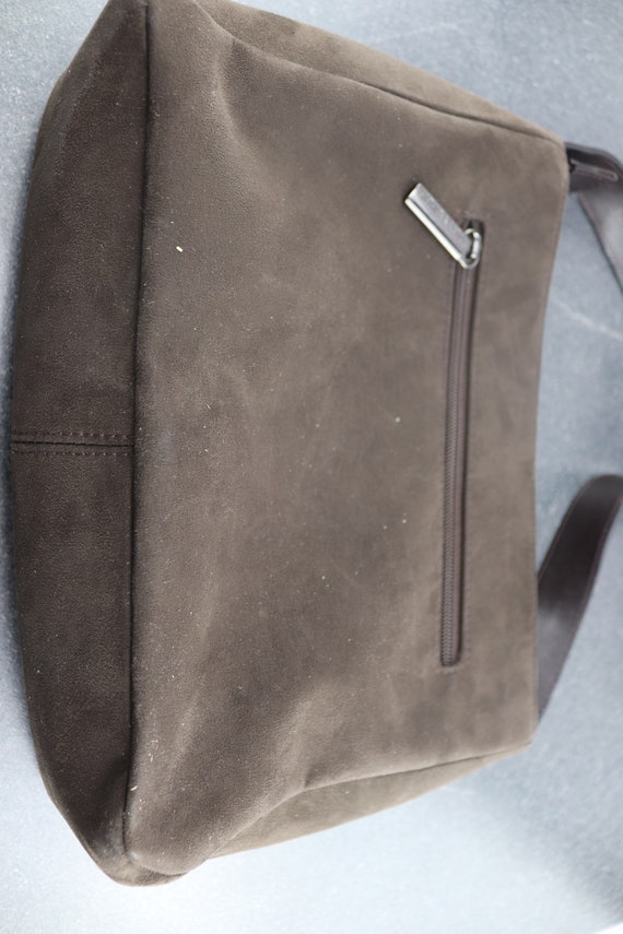 Brown vintage leather handbag for women brand ART… - image 2