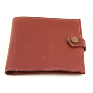 Portefeuille marron, portefeuille en cuir vintage, ancien porte carte homme,range documents d'identités, portefeuille homme, cadeau pour lui