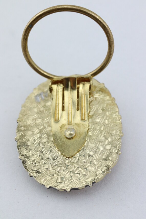 Rare Broche Ancienne Pince à Foulard, French Antique, Métal