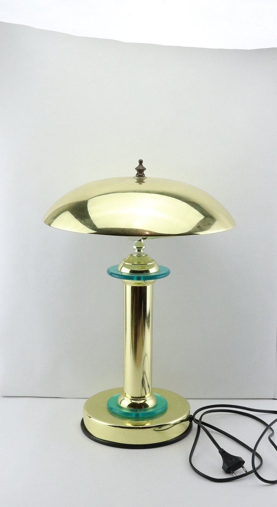 Lampe de Table Rétro Lampe de Banquier Laiton Bureau Éclairage Lecture Vert  4059157175211