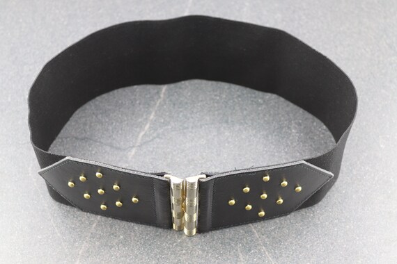 Ceinture élastique En Fausse Fourrure Vintage - Taille Unique, Blanc, Style Années 70