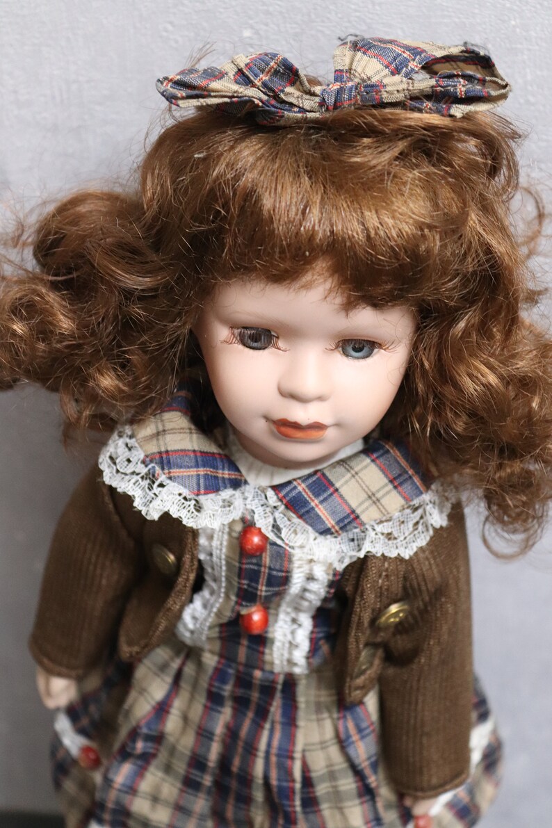 Vintage Porcelain Doll Old Large Collectible Porcelain Doll Etsy