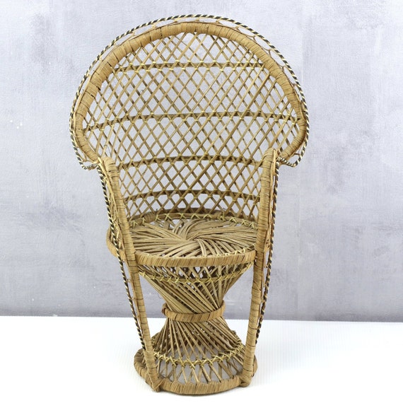 Ancien Fauteuil Chaise D Angle De Coin Paillé Bois Tourné Old Corner Armchair 268772
