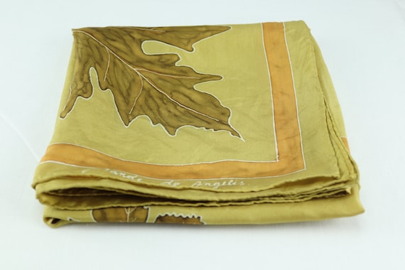 Foulard Vintage Signé Codello - 100% Soie Pure - Pièce Rare