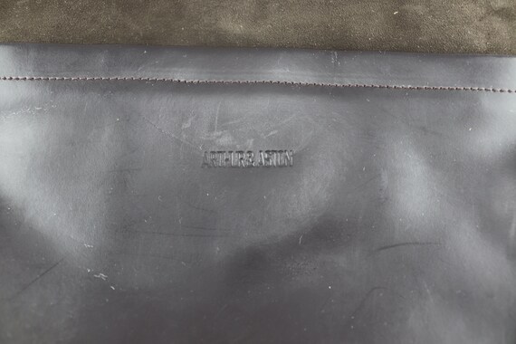 Brown vintage leather handbag for women brand ART… - image 5