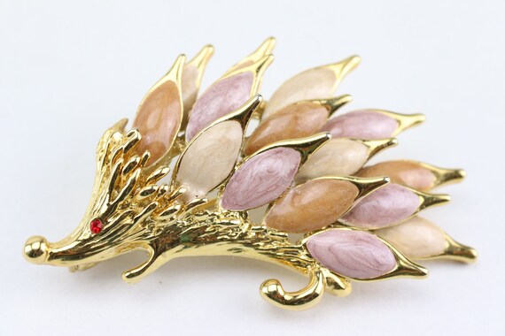charms hérisson or - bijoux fantaisie animaux - création Eva Segoura
